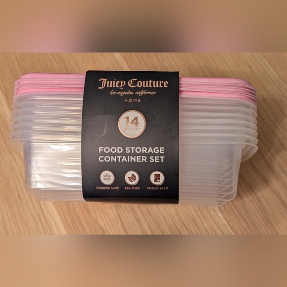 NWT Juicy Couture Food or Anything Storage Container Set - Picture 3 of 8